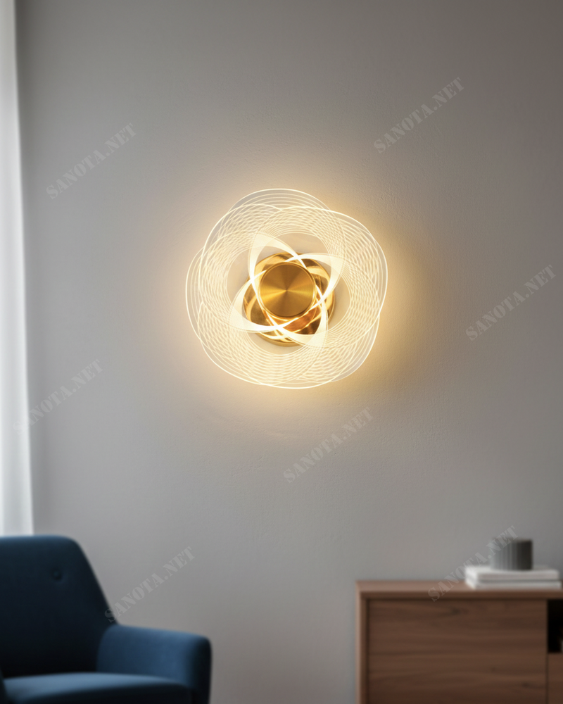 Đèn tường nghệ thuật ánh sáng SNT6399 - Ảnh 2