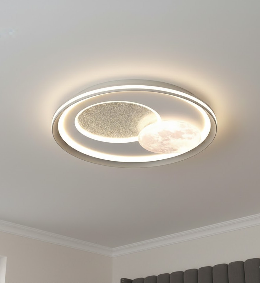 Đèn ốp trần hình mặt trăng độc đáo SNT6452