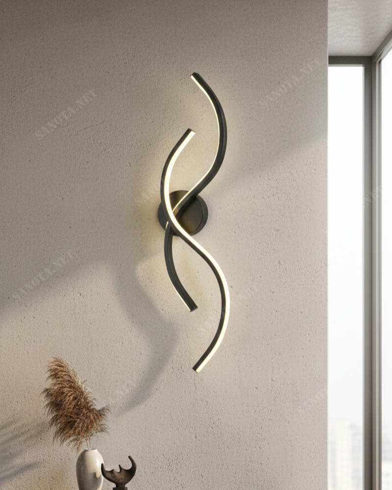 Đèn tường vũ điệu song hành SNT6458 tạo nên một dáng vẻ thanh mảnh và thoát tục. Cấu tạo chính của đèn là khung nhôm định hình cao cấp....