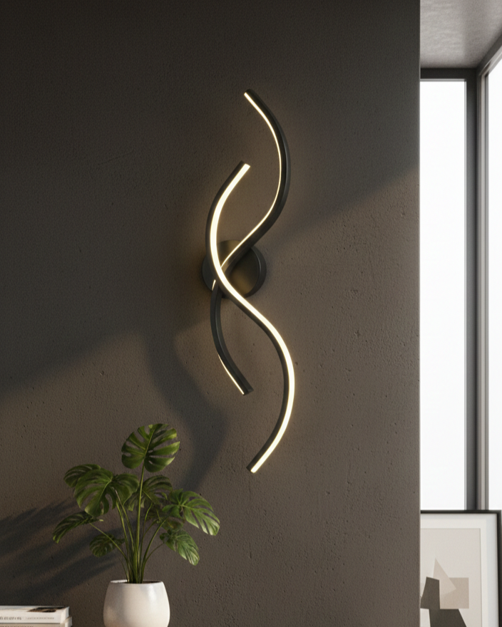 Đèn tường vũ điệu song hành SNT6458 tạo nên một dáng vẻ thanh mảnh và thoát tục. Cấu tạo chính của đèn là khung nhôm định hình cao cấp....