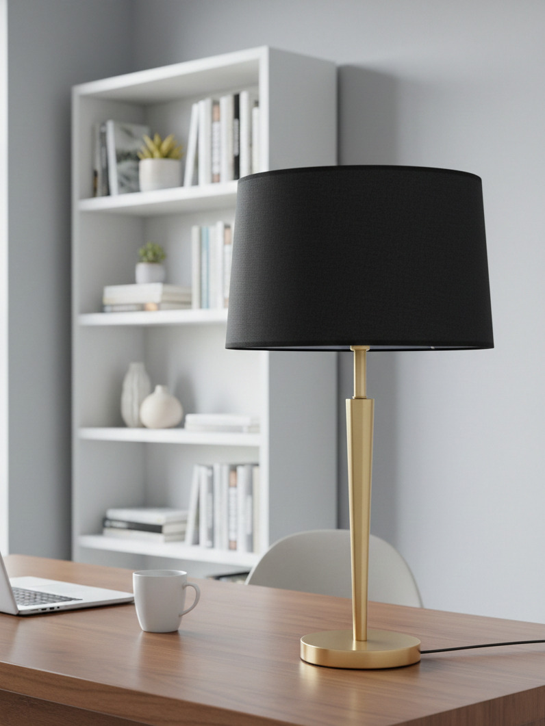 Đèn bàn Hắc Nhất Trụ Quang SNT6497