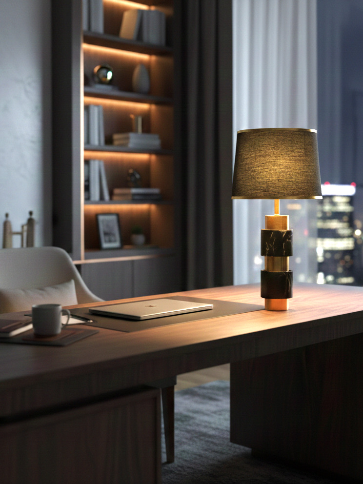 Đèn bàn Kim Trụ Hoàng Quang SNT3182