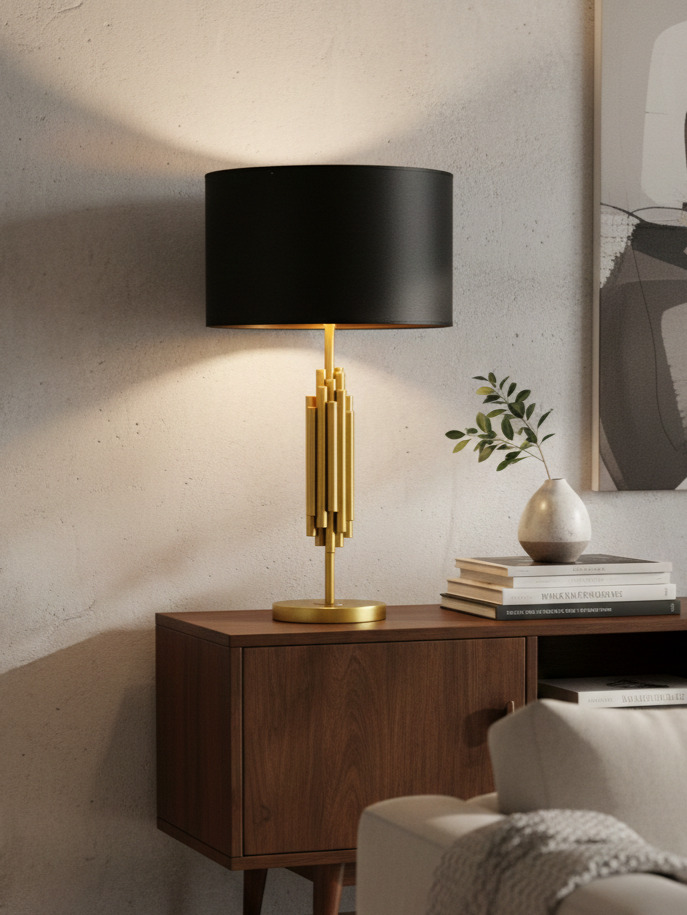 Đèn bàn Kim Trụ Lưu Quang SNT6496