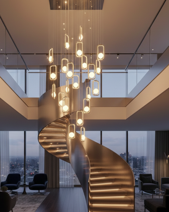 Đèn thông tầng hình học SNT6605