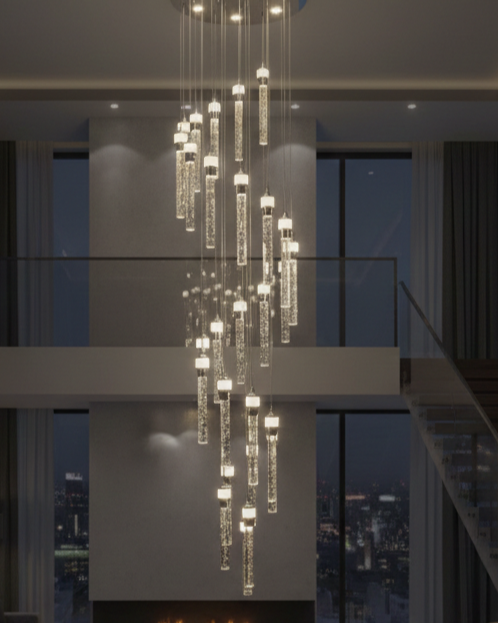 Đèn thông tầng dải pha lê SNT6607