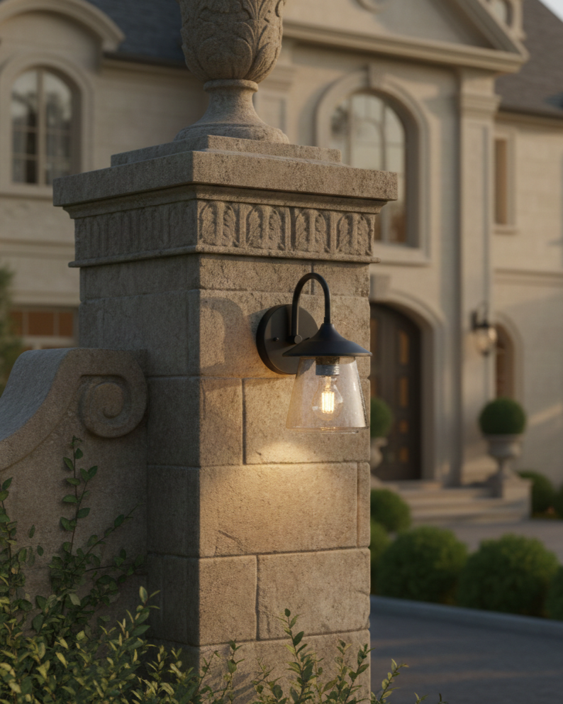 Đèn tường ngoài trời chao Classic SNT5918