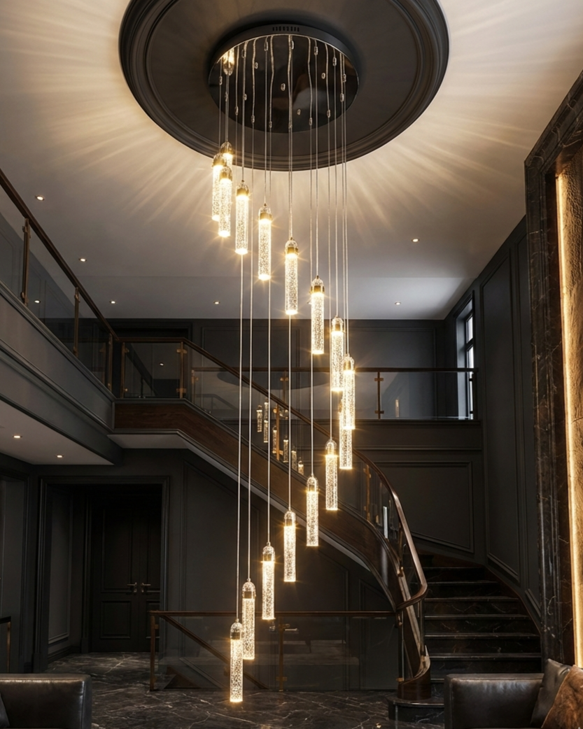 Đèn thông tầng dải nước uốn lượn SNT6609