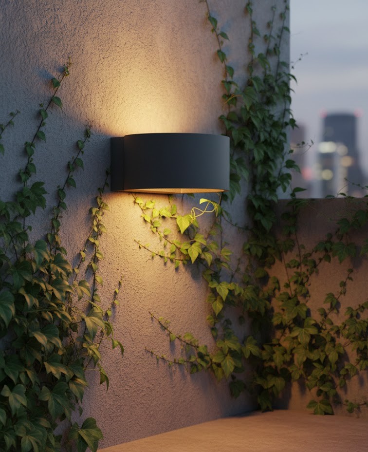 Đèn hắt tường hiện đại ngoài trời SNT6477