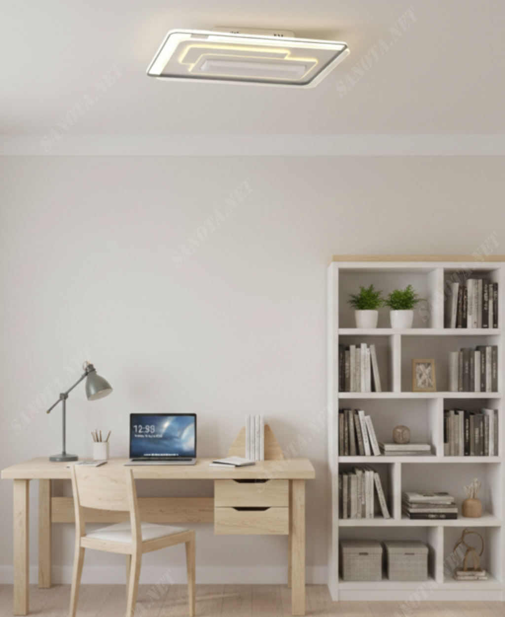 Quạt trần đèn Khung Sáng An Hòa SNT6520 - Ảnh 3