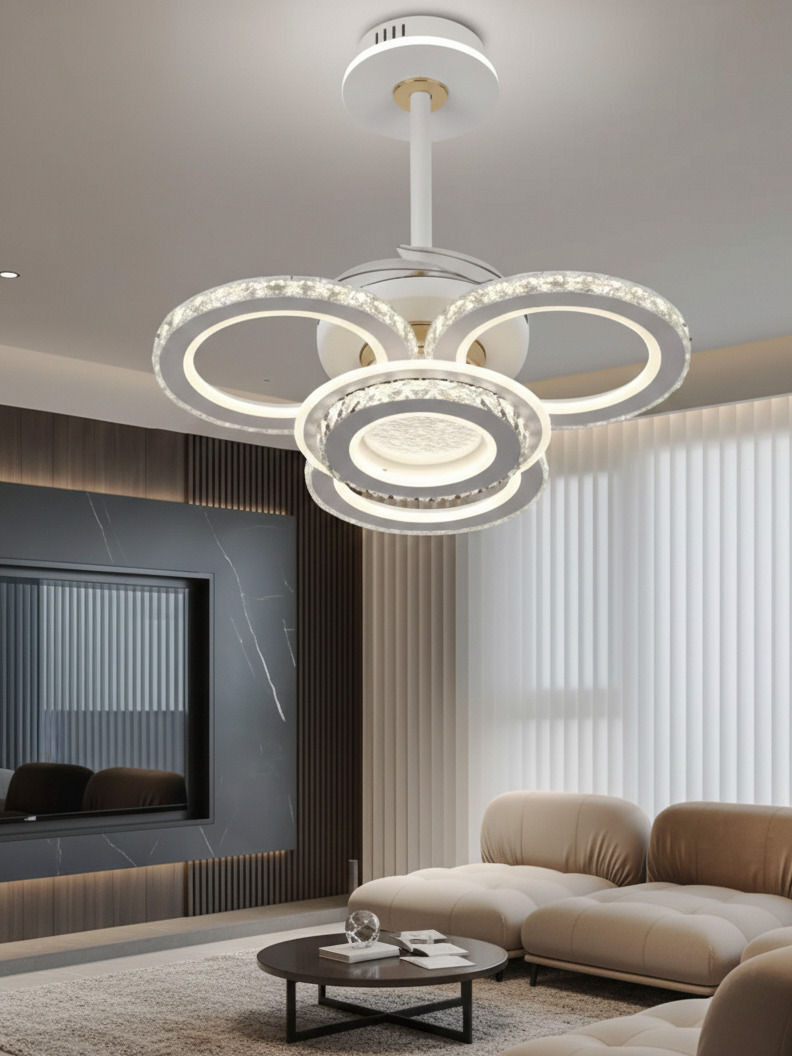 Quạt trần đèn Vòng Sáng Ring Lux SNT6508